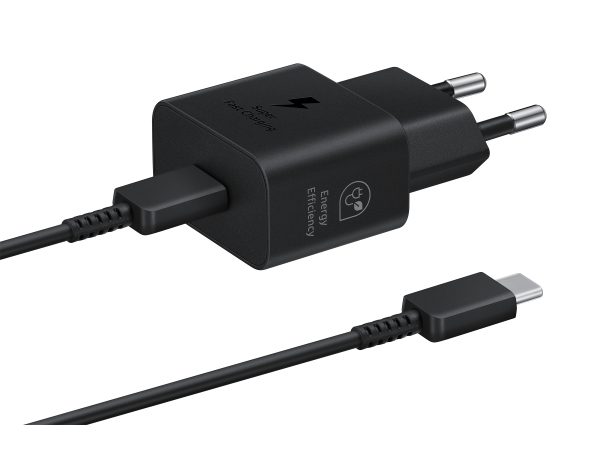 Samsung -  25W PD Power Adapter black