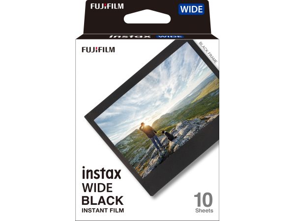 Fuji, Sofortbild, Fujifilm Instax Wide 10 Bl. Black Frame, Produkte & Wohnen