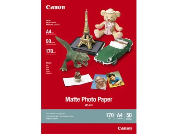 CANON Matte Photo Paper A4 MP101A4 InkJet, 170g 50 Blatt