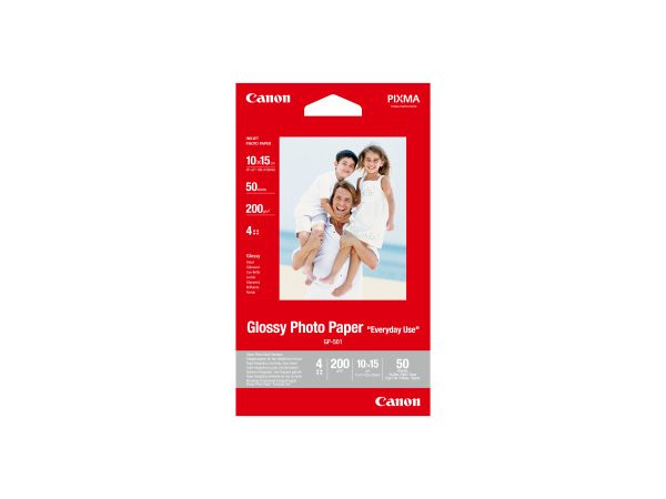 CANON Glossy Photo Paper 10x15cm GP5014x6 InkJet, Everyday 200g 50 Bl.