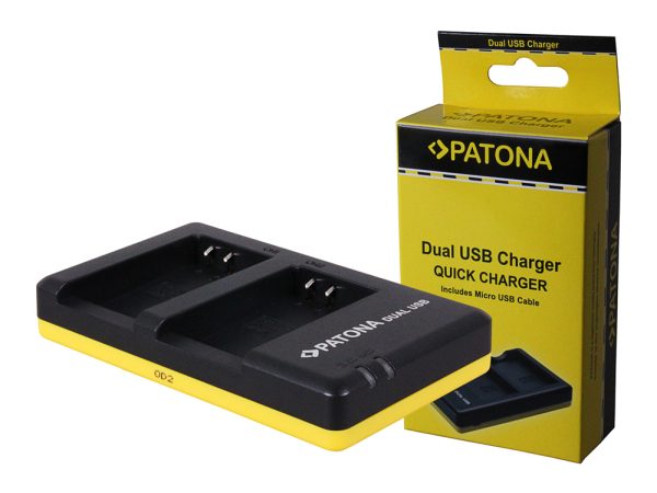 Patona, Ladegeräte Foto, Patona Ladegerät Dual USB Nikon EN-EL20, Produkte & Wohnen