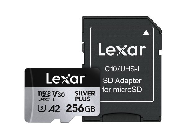 Lexar, microSD Speicherkarten, Lexar micro SDXC Silver Plus 256GB, Produkte & Wohnen