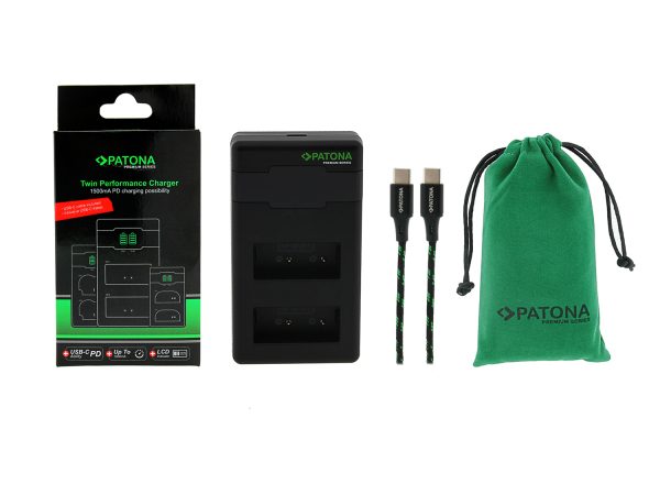 Patona, Ladegeräte Foto, Patona Premium Twin Charger Fuji NP-W126, Produkte & Wohnen