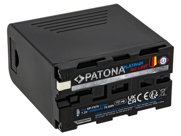 Patona, Video Akkus, Patona Platinum USB-C Sony NP-F970, Produkte & Wohnen