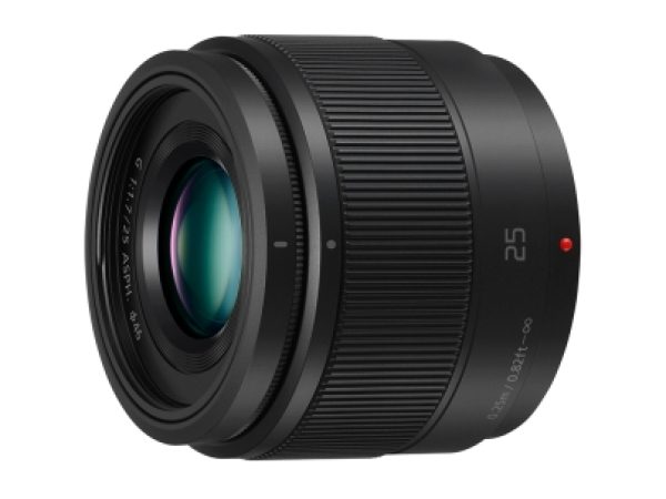 Panasonic - Lumix G 25mm f/1.7 Hybridobjektiv schwarz, One Size