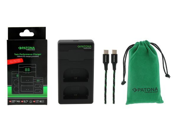 Patona, Ladegeräte Foto, Patona Premium Twin Charger Canon LP-E6, Produkte & Wohnen