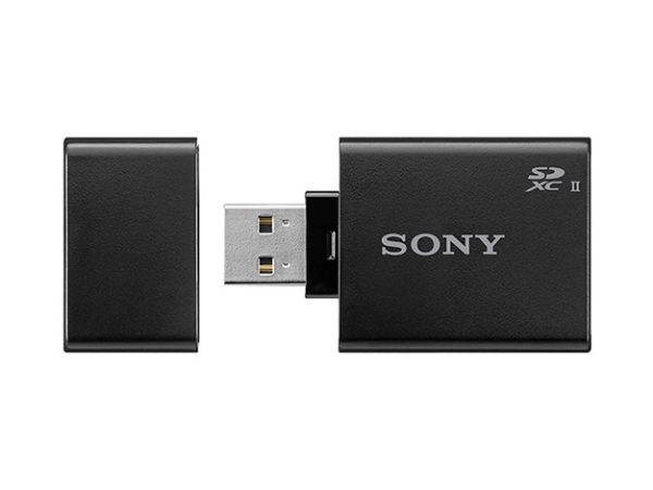 Sony - MRWS1 UHS-II SD Card Reader, Schwarz, 12 TB