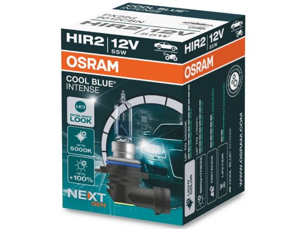 Osram Automotive 9012CBN Halogen Leuchtmittel COOL BLUE® INTENSE HIR2 55 W 12 V