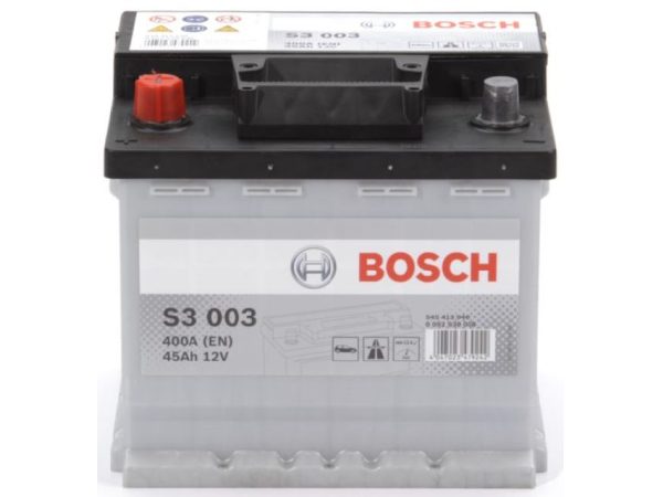 BOSCH, Fahrzeugbatterie, Starterbatterie Bosch 12V/45Ah/400A LxBxH 207x175x190mm/S:1, AUTO & BIKE, 0 092 S30 030 S3 003