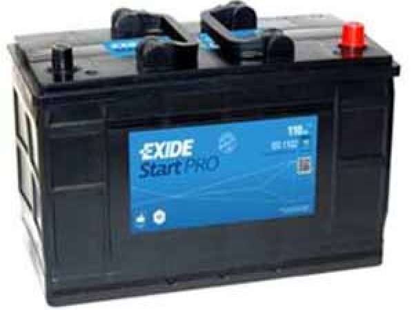 Exide, Fahrzeugbatterie,  StartPRO 12V/110Ah/750A LxBxH 349x175x235mm/B1/S:0, AUTO & BIKE, EG1102 61097