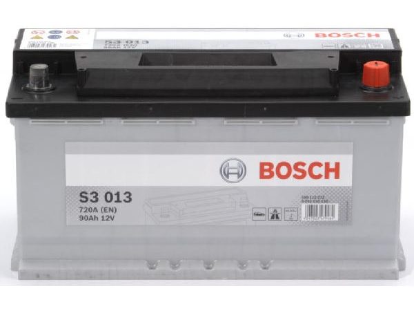 BOSCH, Fahrzeugbatterie, Starterbatterie Bosch 12V/90Ah/720A LxBxH 353x175x190mm/S:0, AUTO & BIKE, 0 092 S30 130 S3 013