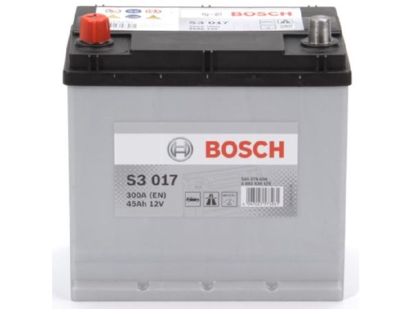 BOSCH, Fahrzeugbatterie, Starterbatterie Bosch 12V/45Ah/300A LxBxH 220x135x225mm/S:1, AUTO & BIKE, 0 092 S30 170 S3 017