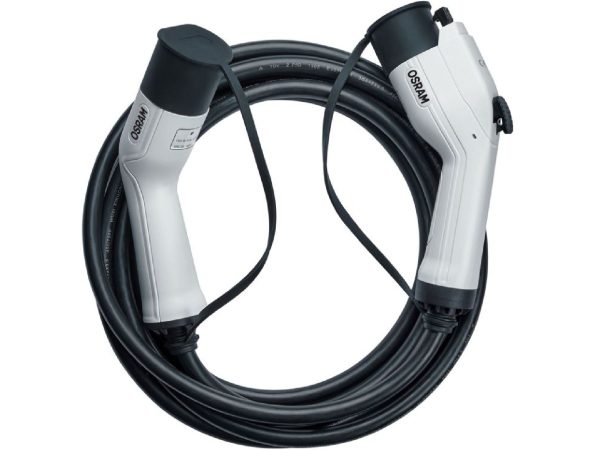 OSRAM, Elektroauto Zubehör,  E-Ladekabel Mode 3 Typ1 zu Typ2/1-Phase/240V/32A/5m, AUTO & BIKE, OCC13205