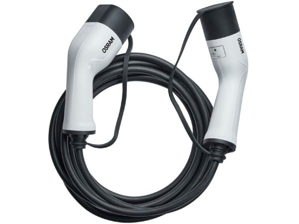 OSRAM, Elektroauto Zubehör,  E-Ladekabel Mode 3 Typ2 zu Typ2/1-Phase/240V/16A/5m, AUTO & BIKE, OCC21605