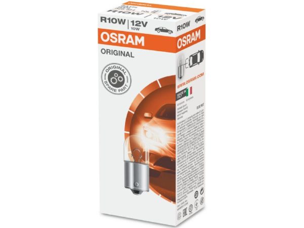 OSRAM, Ersatzleuchtmittel,  Glühlampe 12V 10W BA15s, AUTO & BIKE, 5008 3402