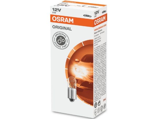 Osram Automotive 3796 Signal Leuchtmittel Original Line BA9S 2 W 12 V