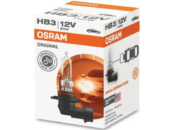 Osram Automotive 9005 Halogen Leuchtmittel Original Line HB3 60 W 12 V