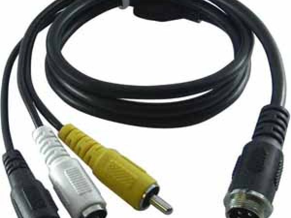EyeSystem, Fahrzeug Hifi,  4PIN - Cinch M + DC Adapter für Fremdmonitore, AUTO & BIKE, RVA 199