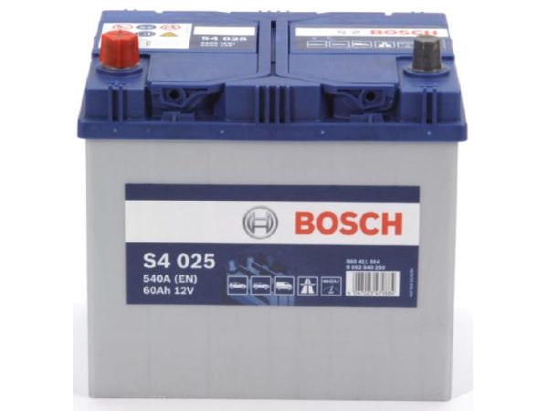 BOSCH, Fahrzeugbatterie, Starterbatterie Bosch 12V/60Ah/540A LxBxH 232x173x225mm/S:1, AUTO & BIKE, 0 092 S40 250 S4 025