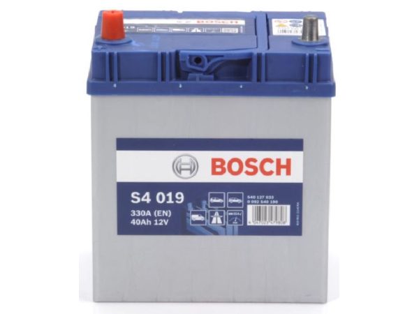 BOSCH, Fahrzeugbatterie, Starterbatterie Bosch 12V/40Ah/330A LxBxH 187x127x227mm/S:1, AUTO & BIKE, 0 092 S40 190 S4 019