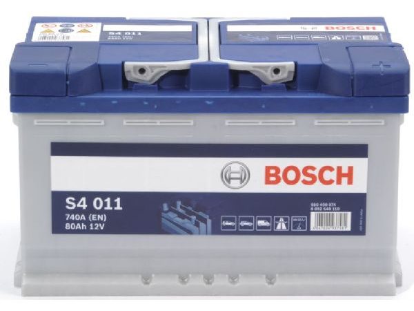 BOSCH, Fahrzeugbatterie, Starterbatterie Bosch 12V/80Ah/740A LxBxH 315x175x190mm/S:0, AUTO & BIKE, 0 092 S40 110 S4 011