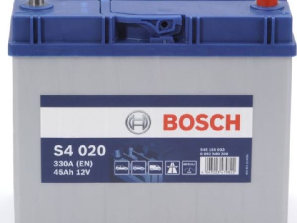BOSCH, Fahrzeugbatterie, Starterbatterie Bosch 12V/45Ah/330A LxBxH 238x129x227mm/S:0, AUTO & BIKE, 0 092 S40 200 S4 020