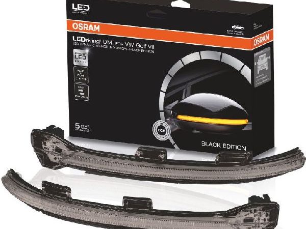 Osram Automotive LEDDMI 5G0 BK S LEDriving® Black Edition Spiegelblinker, Blinker Volkswagen Volkswagen Golf 7,