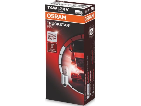 OSRAM, Ersatzleuchtmittel,  TRUCKSTAR PRO T4W 24V 4W BA9s, AUTO & BIKE, 3930TSP