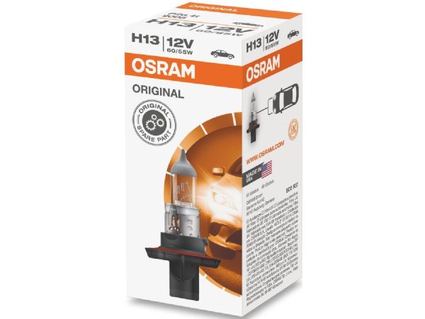 OSRAM, Ersatzleuchtmittel,  Glühlampe H13 VPE10 12V 65/55W P26.4t, AUTO & BIKE, 9008
