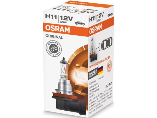 Osram Automotive 64211 Faltschachtel Halogen Leuchtmittel Original Line H11 55 W 12 V