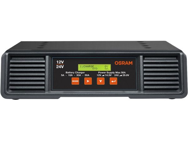 OSRAM, Fahrzeugbatterie Ladegeräte, BATTERYcharge PRO Batterieladegerät 12-24V / 50A, AUTO & BIKE, OSCP5024