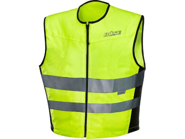 Büse, Motorradbekleidung, Warnschutzweste (Grösse XL) gelb/silber, AUTO & BIKE, 21250905