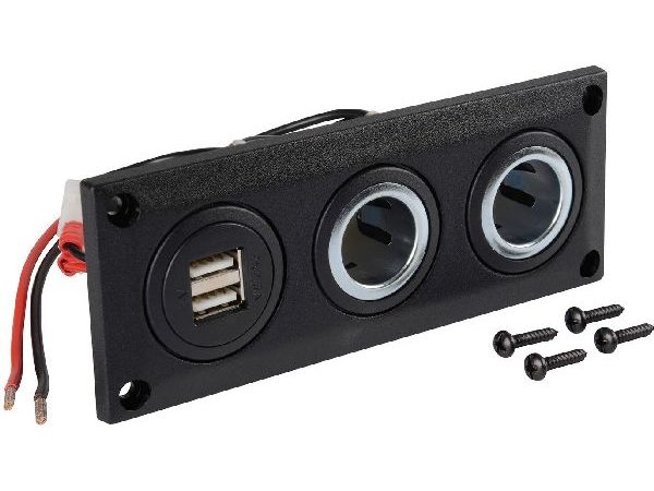 HB, Innenraumausstattung, Steckdose USB-Zigarettenanzünder 12/24V / 2-Polig, AUTO & BIKE, 51306872