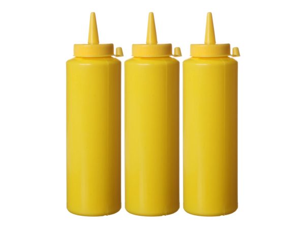 HENDI, Gastro Küchenartikel, HENDI Spenderflaschen 3er Set Saucenspender, Produkte & Wohnen