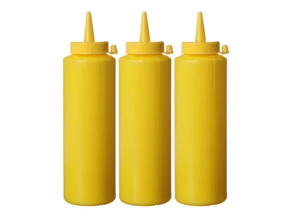 HENDI, Gastro Küchenartikel, HENDI Spenderflaschen 3er Set Saucenspender, Produkte & Wohnen