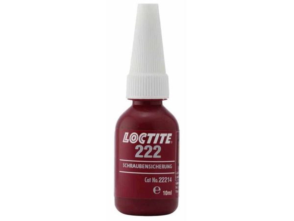 Henkel, Klebstoff, Loctite 222 Fest. Niedrig Flasche à 10 ml (VPE 12), AUTO & BIKE, 267358 LOCTITE 222 10ML