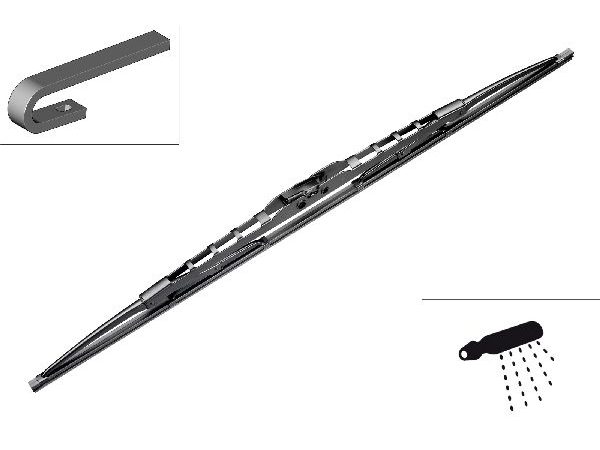 BOSCH, Scheibenwischblätter,  Wischblatt LKW Einzeln Standard 700mm, AUTO & BIKE, 3 397 004 080 N74