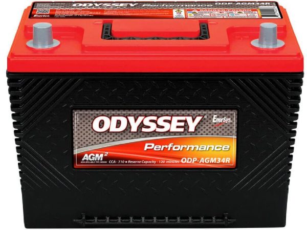 Odyssey, Fahrzeugbatterie,  AGM-Batterie 12V/61Ah/792A LxBxH 275x172x199mm/B1/S:0, AUTO & BIKE, ODP-AGM34R