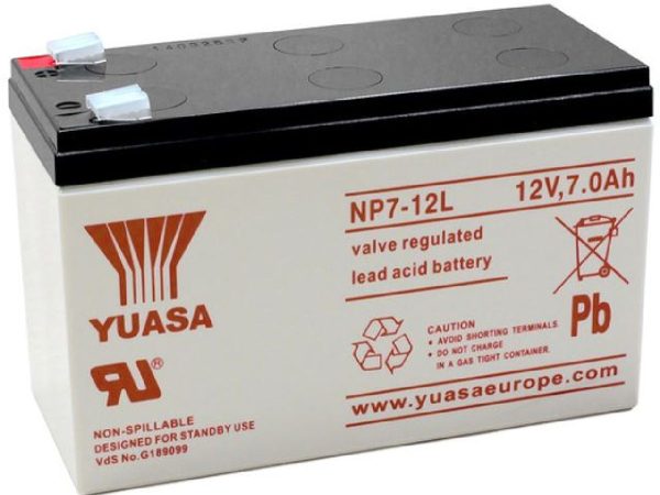 YUASA, Fahrzeugbatterie, Auxilliary 12V/7Ah LxBxH: 151 // 65 // 97.5 // S:3, AUTO & BIKE, NP7-12L