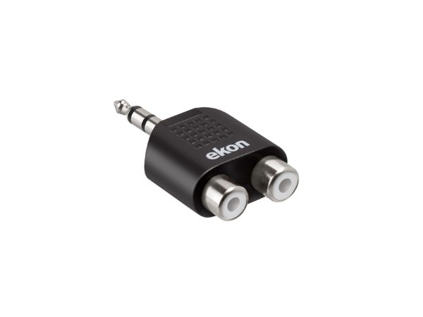 EKON, Klinke, Audio-Splitter Klinkenstecker auf zwei RCA-Buchsen, Produkte & Wohnen