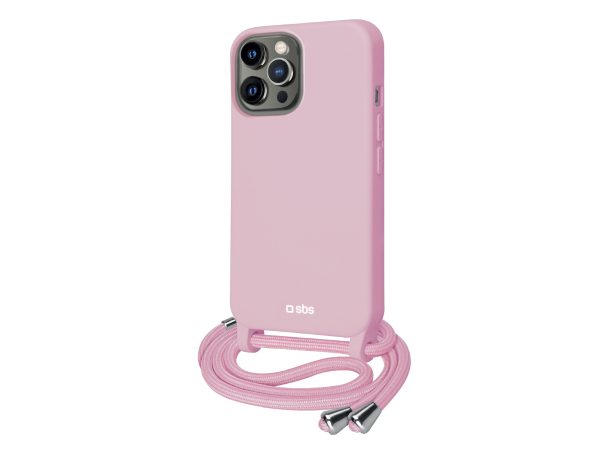 SBS, Kompatibles kabelloses Laden, Farbiges Riemen-Halsband-Cover für iPhone 13 Pro, Produkte & Wohnen
