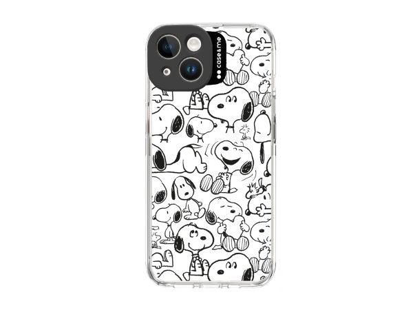 CASEME, Hüllen mit kameraschutz, Hülle mit Peanuts-Motiv und Objektivschutz für das iPhone 15, Produkte & Wohnen