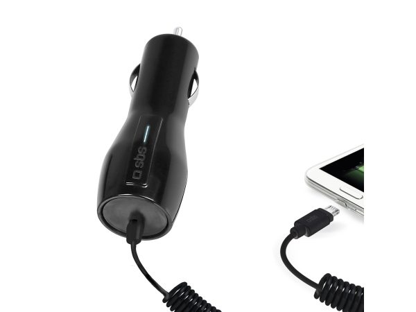 SBS, Fürs Auto, Akkuladegerät für Auto Micro-USB 2.100 mAh, Produkte & Wohnen