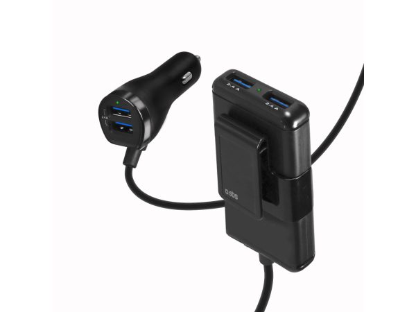 SBS, Schnellladung, Auto-Ladegerät mit 4 USB Anschlüssen 7000 mAh, Produkte & Wohnen