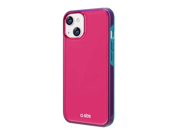 SBS, Kompatibles kabelloses Laden, Kompostierbares Cover mit transparenter farbiger Oberfläche für das iPhone 13 Mini, Produkte & Wohnen