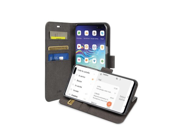 SBS, Klapphülle, Book Case Wallet für Samsung Galaxy S10 5G mit Standfunktion, Produkte & Wohnen