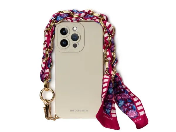CASEME, Schutzhüllen, Hülle für das iPhone 14 Pro mit Handgelenkkette und Foulard, Produkte & Wohnen