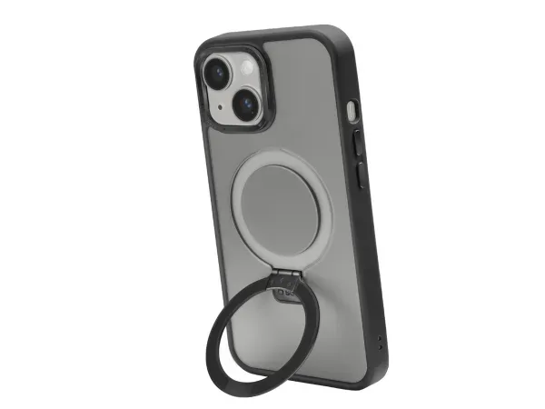 SBS, Covers, Cover compatibile con ricarica MagSafe con finiture in metallo e anello con funzione stand per iPhone 15, Produkte & Wohnen