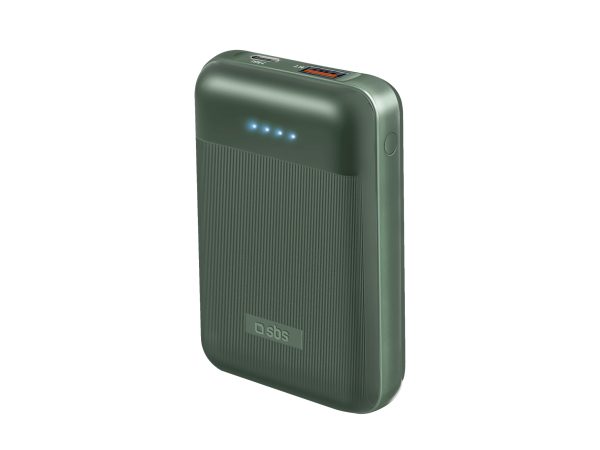 SBS, Power Delivery, Powerbank Power Delivery 20W bei 10.000 mAh, Soft Touch und gerändelte Oberfläche, Produkte & Wohnen