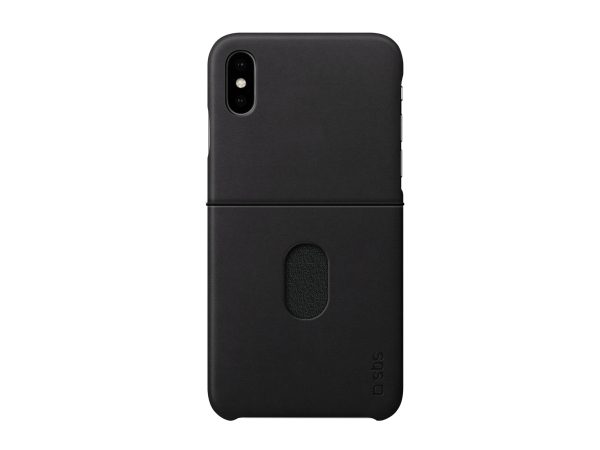SBS, Covers, Hartcover aus Echtleder für iPhone XS Max, Produkte & Wohnen